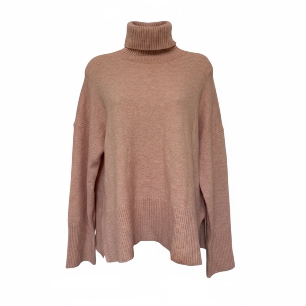 J. Crew Dusty Rose Turtleneck Sweater